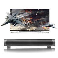 Elecsoul 10W (5Wx2) 3.0 USB Wireless Bluetooth Soundbar with Passive Radiators Support, 3.5 AUX and TF Card -... N4