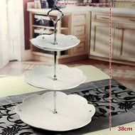 St Elias 3 Tier Stainless Steel Round Cupcake Stand Wedding Birthday Cake Display Tower