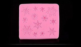 Snowflakes 3D Silicone Press Mold Cake Decoration Fondant Mold Food Grade Silicone Mould Silicona Molde de Pastel... N3