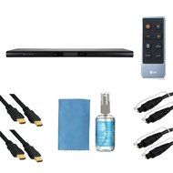 LAP340 Sound Plate 340 Slim 4.1 Surround Sound Speaker System Plus Hookup Bundle. Bundle Includes Surround Sound... N3