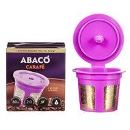ABACO 24K Gold Reusable K-Cup Coffee Filter(Single Cup) for Keurig 1.0/2.0 Series Brewers N6
