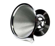 Premium Pour Over Coffee Dripper - Stainless Steel Coffee Filter and Maker - Reusable Coffee Cone Brewer with... N4