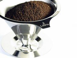 Premium Pour Over Coffee Dripper - Stainless Steel Coffee Filter and Maker - Reusable Coffee Cone Brewer with... N5