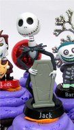 Nightmare Before Christmas 10 Piece Deluxe Cupcake Topper Set Featuring Zero, Barrel, Lock, Shock, Sally, Jack... N5
