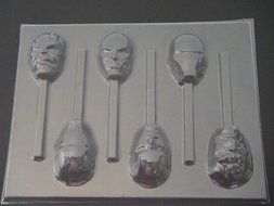 Avenging Heroes Face Chocolate Candy Lollipop Mold Hulk Iron Man Captain America Superhero