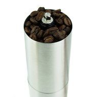 Burr Beans Grinder for Coffee: Manual Fresh Coffee Maker, Stainless Steel Portable & Sleek Design, Ceramic Conical... N4