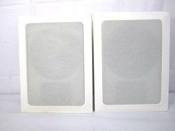 Radio Shack 80 Watt 2 way In Wall Loudspeakers/ Speakers #40-1368 Frames,Grills N2