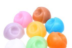 Eyeball Half Round Candy Chocolate Soap Jello Tray Mold Silicone Party maker (Ships From USA) N6