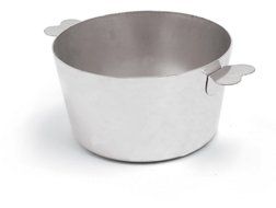 Paderno World Cuisine 4 3/4 Ounce Tinned Steel Charlotte Mold