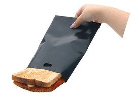 Toastabags Two Reusable Non-Stick Sandwich/Snack "In Toaster" Grilling Bags N2
