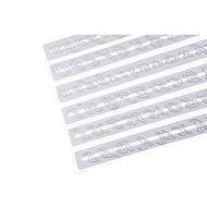 Sher FOUR-C Number And Alphabet Sugarcraft Cutters,Fondant Cake Decoration Tools Set 6pcs/Set N2