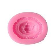 HT BAKEWARE | Vintage Oval Teapot Design Silicone Mold N2