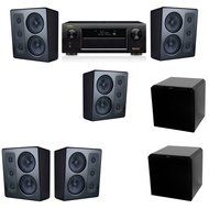 M&amp;K Sound MP300 Monitor Speaker 5.2 HRS12 Denon AVR-X5200W