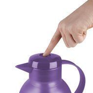 Emsa Samba Quick Press Insulated Server, 34-Ounce, Translucent Eggplant N18