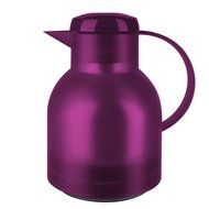 Emsa Samba Quick Press Insulated Server, 34-Ounce, Translucent Eggplant N20