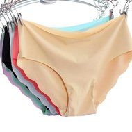 Underwear, PHOTNO Women Invisible Underwear Thong Cotton Spandex Gas Seamless Crotch M/L N21