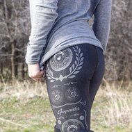 PHOTNO Fashion Women Skinny Printed Stretchy Pants Leggings N39