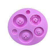 Sher Button Style Sugar Candy Fondant Cake Molds For The Kitchen Baking Molds