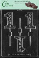Cybrtrayd S084 Sports Chocolate Candy Mold, Coach Lolly