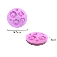 Sher Button Style Sugar Candy Fondant Cake Molds For The Kitchen Baking Molds N2