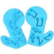 Y&amp;XL&amp;H Music Notes Shape 3D Silicone Cake Molds DIY Kitchen Ice Cube Tray Chocolate Soap Molds Baking Tools Random...
