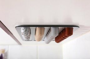 Abacus Pod Rack a Nespresso Coffee Capsule Holder and Dispenser Storage Solution (30 Pod Rack) N9