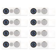 Blue Octave RLCR6 In Wall 6.5&quot; Dual Woofer 3 Way Speakers 2240 Watts New 8 Speaker Set RLCR6-8S