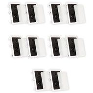Theater Solutions TS65W In Wall 6.5&quot; Speakers Surround Sound Home Theater 5 Pair Pack