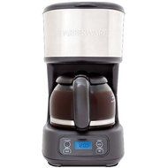 Farberware 5-Cup Programmable Coffee Maker, Black & Stainless