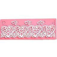 Sher Heart Flower Lace Cake Molds