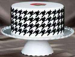 Houndstooth Silicone Onlay
