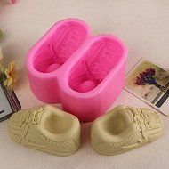 Y&amp;XL&amp;H A Pair of Shoes Shaped Fondant Cake Chocolate Mold