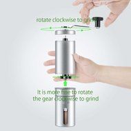 Aohang Stainless Steel Mini Manual Coffee Grinder Portable Hand Crank Coffee Mill Ceramic Conical Burr N3