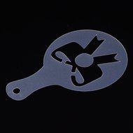 Christmas Designs PP Plastic Coffee Flowers Die Fancy Coffee Printing Template Model Milk Foam Spray Tool 8PCS... N42