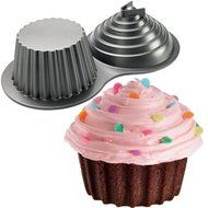 Dimensions Giant Cupcake Pan-5.5x8.25x3.75 N2