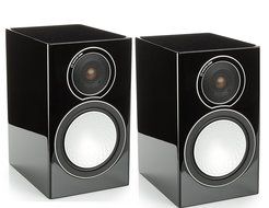 Monitor Audio - Silver Series 1 - 2-way Compact Loudspeakers - Pair - Gloss Black