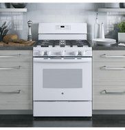 GE JGB660DEJWW 30" White Gas Sealed Burner Range N3