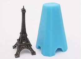 Anyana Torre Eiffel az&uacute;car encaje pastel molde jab&oacute;n del molde del chocolate