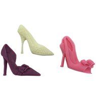 1PCS New morden Girl Silicone High-heeled shoes Fondant mold Decorating Cupcakes, Cake Decorations,Candy. Diva... N6