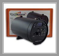 VoiceBooster Voice Amplifier &amp; Mp3 Player &amp; FM Radio 25watts Black MR-AK38 (Aker) by TK Products,Portable, for...