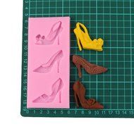 1PCS New morden Girl Silicone High-heeled shoes Fondant mold Decorating Cupcakes, Cake Decorations,Candy. Diva... N7