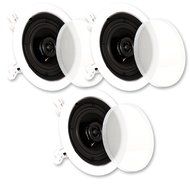 Theater Solutions CS4C In Ceiling Speakers Surround Sound Home Theater 3 Speaker Set CS4C-3S