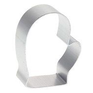 Sher Christmas Glove Shaped Aluminum Cookie Biscuit Cutter N2