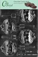 Cybrtrayd H073 Halloween Chocolate Candy Mold, Pumpkin Lolly
