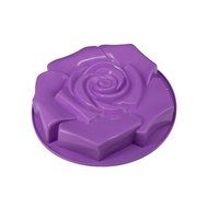 Tangne 4 Colors Rose Shape Silicone Cake Mould Kitchen DIY Cake Tools (Rose Red) N2