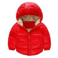 Snowsuit ,BeautyVan Baby Infant Girls Winter Warm Hooded Coat Cloak Jacket Snowsuit Thick Clothes (4T, Red) N2