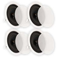 Theater Solutions CS8C In Ceiling 8&quot; Speakers Surround Sound Home Theater 2 Pair Pack 2CS8C