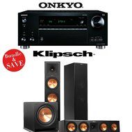 Onkyo TX-RZ710 7.2-Channel Network A/V Receiver + Klipsch RP-280F + Klipsch RP-450C + Klipsch R-112SW - 3.1 Reference...