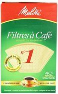 Melitta Cone Coffee Filters, Natural Brown, No. 4, 100-Count Filters (Pack of 6) N10