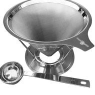 The Brewologist Pour Over Coffee Cone, the Clever Coffee Dripper: Permanent Reusable Stainless Steel Coffee Filter... N6